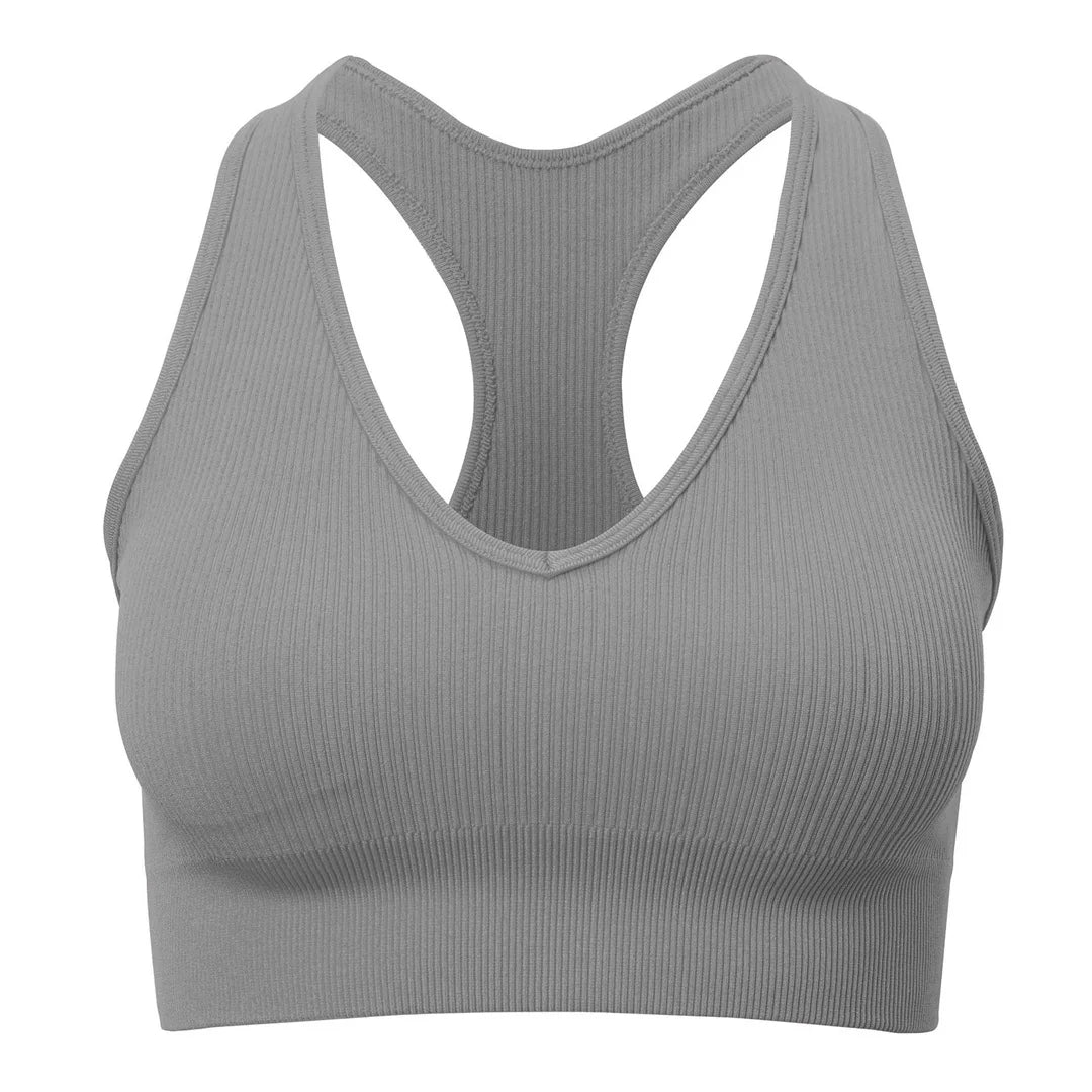 2 PCS Seamless Yoga Suit Women Sports Bra Vest High Waist Leggings Shorts Outfit Gym Set Fitness Workout Clothes Sportswear A056