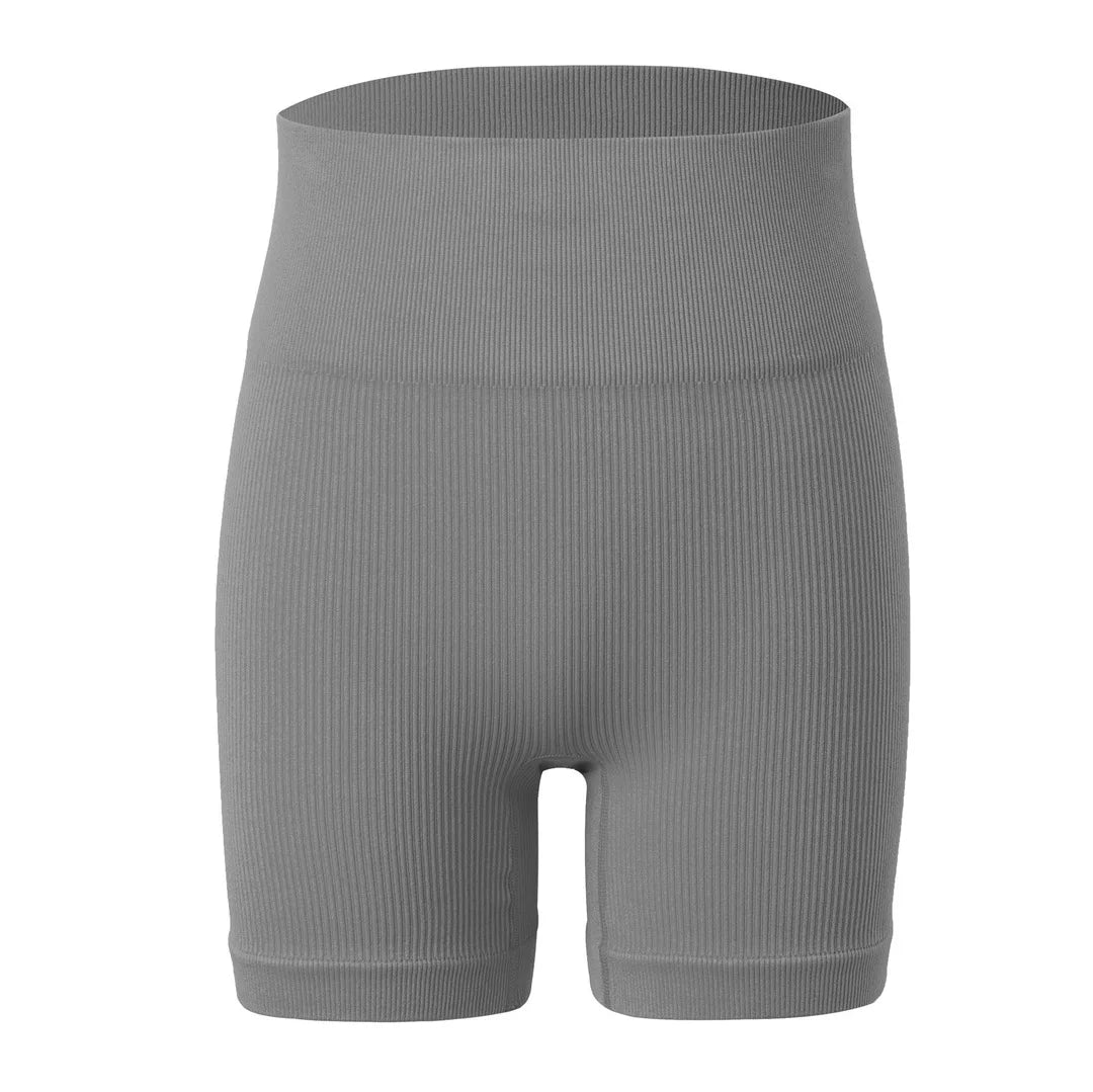 2 PCS Seamless Yoga Suit Women Sports Bra Vest High Waist Leggings Shorts Outfit Gym Set Fitness Workout Clothes Sportswear A056